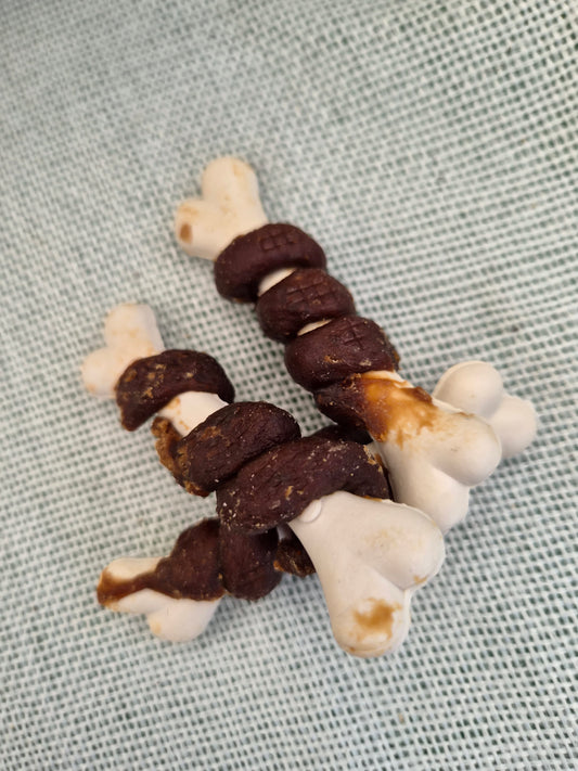 Meat Wrapped Calcium Bones