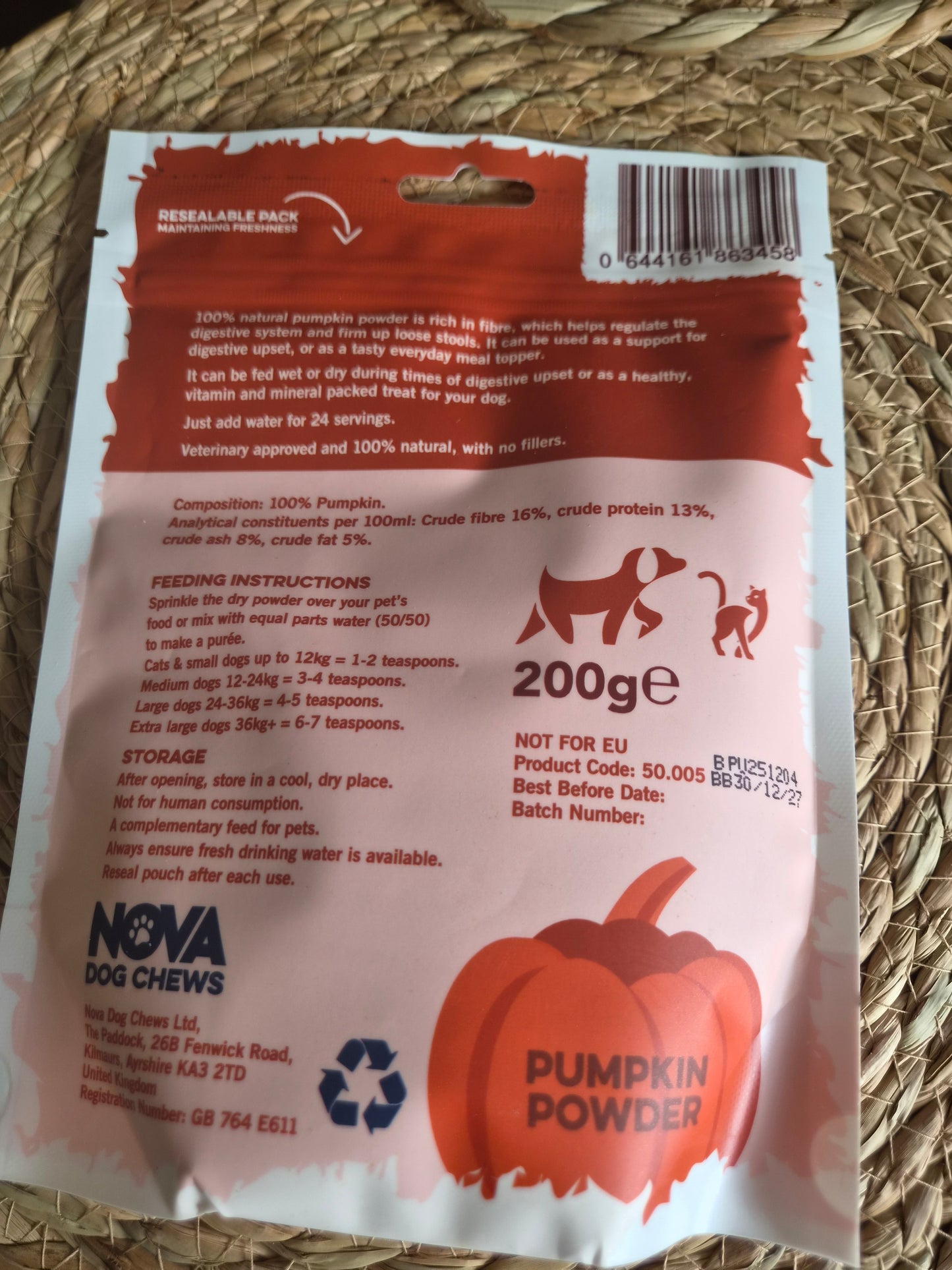 Pumpkin Powder - 24 Servings