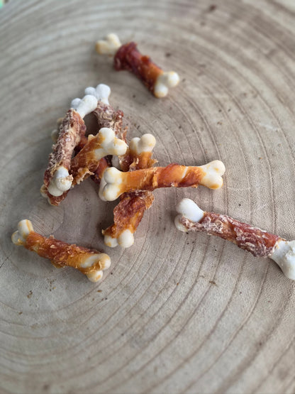 Meat Wrapped Calcium Bones